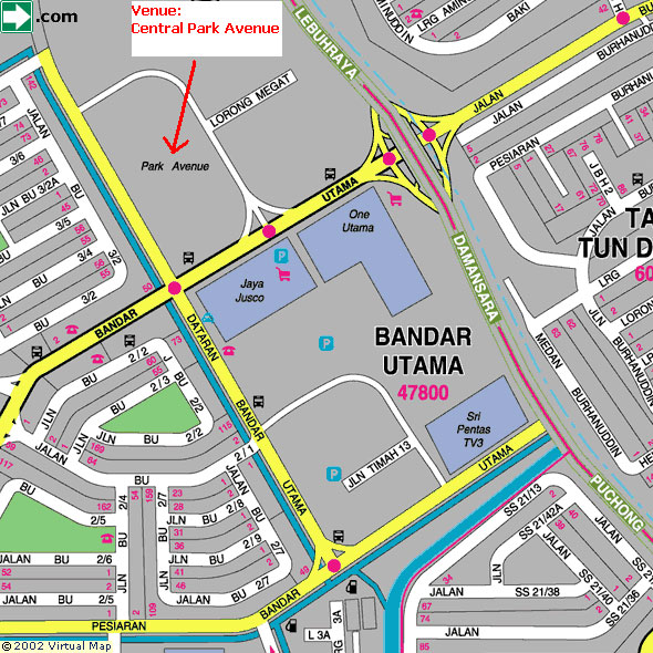 Utama directory map one Bandar Utama